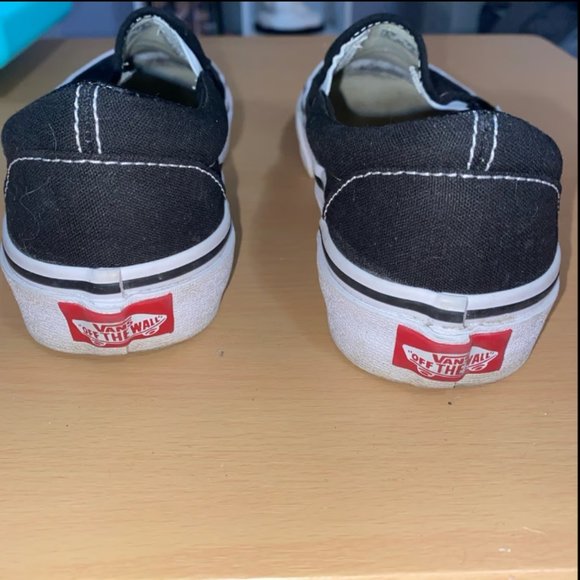 Black vans slip ons size 5.5 women's/ Men's 4.0, footwear, unisex shoes - Picture 3 of 5